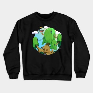 Tree house Adventure time Crewneck Sweatshirt